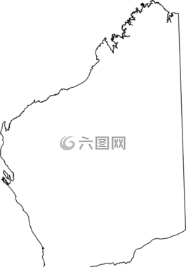 西澳大利亚,地图,澳大利亚