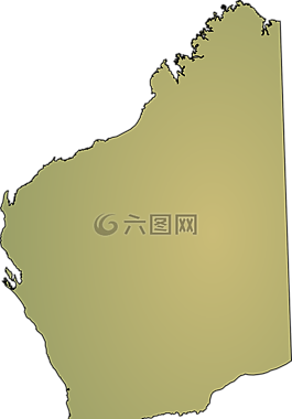 西澳大利亚,地图,澳大利亚