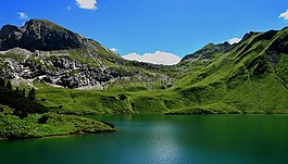 schrecksee,阿尔高,hochgebirgssee