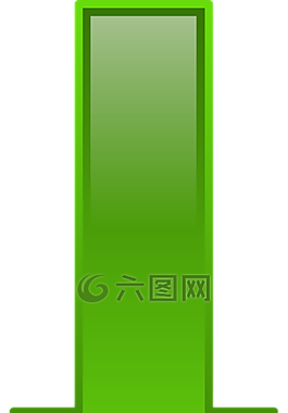 向下,箭头,绿色