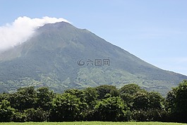 火山chaparrastique,圣米格尔,萨尔瓦多