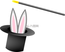 魔术师,帽子,兔子