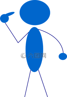 火柴人,简笔图,棍子人