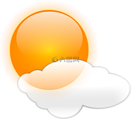 太阳,云,天气