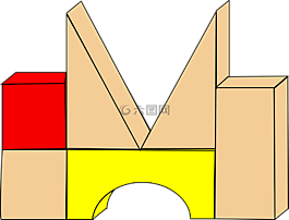 积木,小孩玩具,木积木
