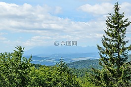 山风景,全景山,高塔特拉