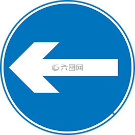 箭头,左,路标