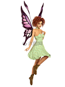 女子,女孩,小精灵