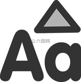 大写,符号,图标