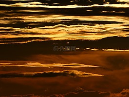 独特,黄金,天空