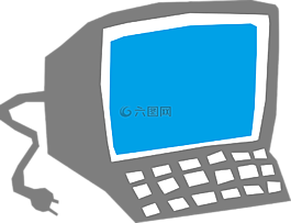 卡通,计算机,tooned在