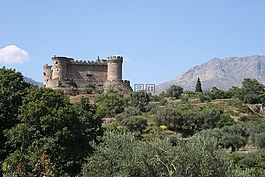 城堡,森林,装载