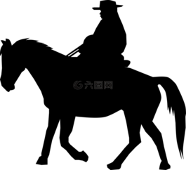 美国西部,牛仔,马