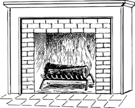 火,燃烧室,壁炉