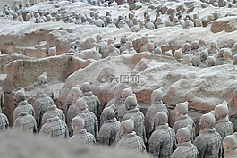 兵马俑,战士,中国