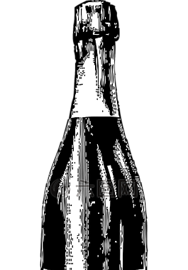 香槟,瓶,酒