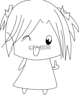 女孩,可爱,眼睛