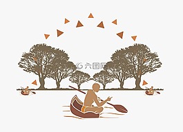 印度人,森林,部落