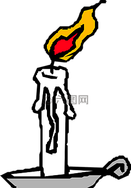 蜡烛,点亮,火焰