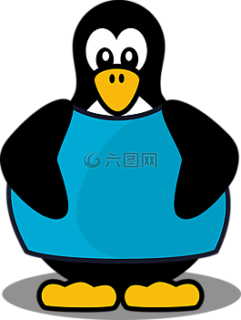 企鹅,鸟,卡通企鹅
