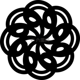 玫瑰,盾形金属片,对称性