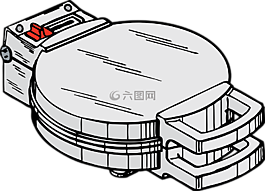 华夫铁,华夫饼干,早餐