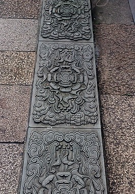 中国,装饰,古代