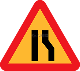 缩小,路,路标