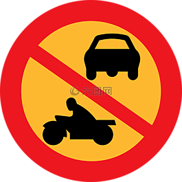 没有车,没有摩托车,交通