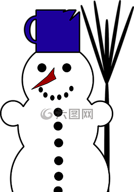 雪人,胡萝卜,鼻子