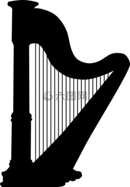 竖琴,乐器,弦乐器