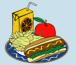 午餐,餐,食品