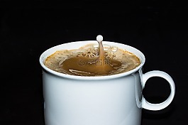 咖啡杯,杯,咖啡