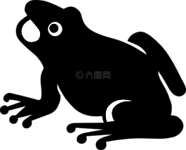 青蛙,侧影,两栖类