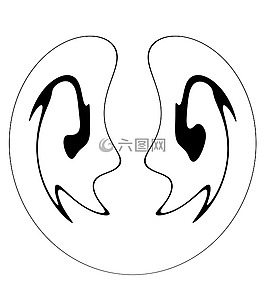 抽象,黑白,流动
