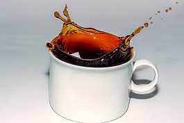 咖啡杯,杯,咖啡