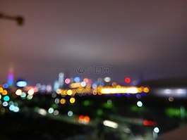 广州,夜晚,霓虹