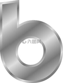 英语,使用字母,b