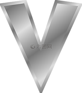 英语,使用字母,v