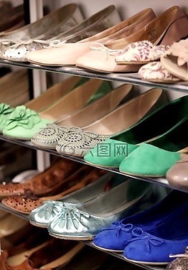 鞋,鞋柜,妇女的鞋子