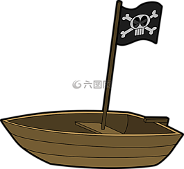 船,海盗,划艇