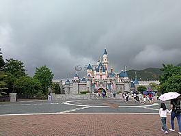 香港,迪士尼,城堡