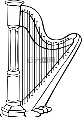竖琴,音乐,仪器