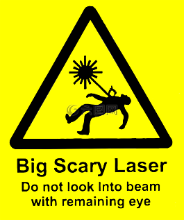 激光,射线,危险