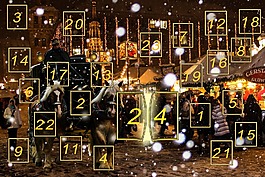 降临节日历,来临,圣诞节
