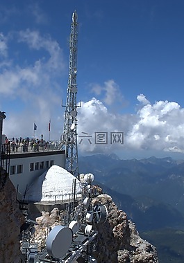zugspitze,冰川,garmisch