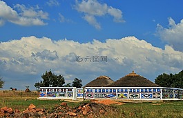 文达村,村,墙