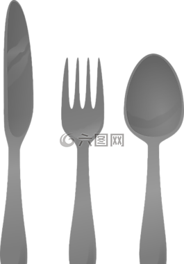 餐具,银器,勺子