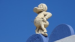 图像,唐老鸭,蓝色