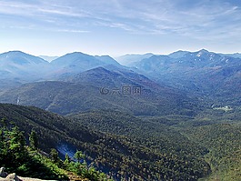 山岭巨人,阿迪伦达克山区,徒步旅行